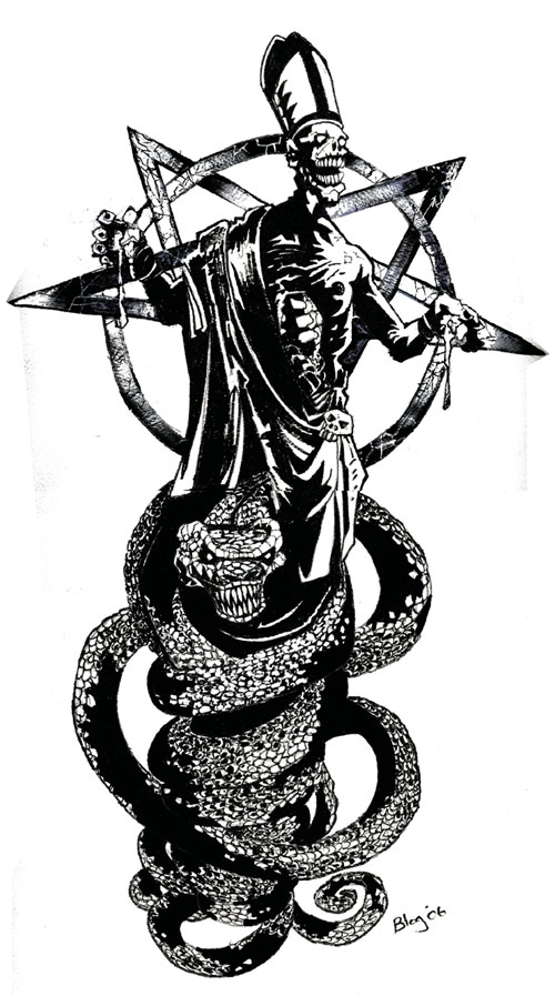 tat design for a fellow paint slinger